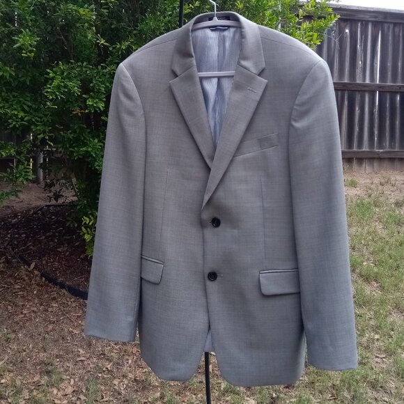 Tommy Hilfiger worsted wool gray blazer sz 38 - Picture 2 of 14